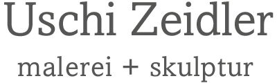 Logo Uschi Zeidler : Malerei + Skulptur